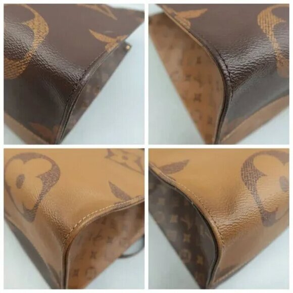 Authentic Louis Vuitton Onthego GM Brown Monogram Canvas Satchel 1699-08282024 - Picture 6 of 12